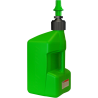 Bidon essence TUFF JUG 20L vert translucide/bouchon rouge - bouchon remplissage rapide