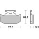 PLAQUETTES DE FREIN SBS 648 SI