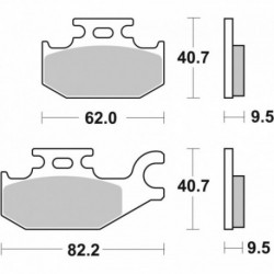 PLAQUETTES DE FREIN SBS 754 SI