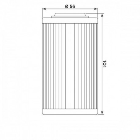 Filtre à huile MIW BU10004