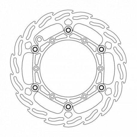 Disque de frein avant MOTO MASTER Diam.260 Flame Beta