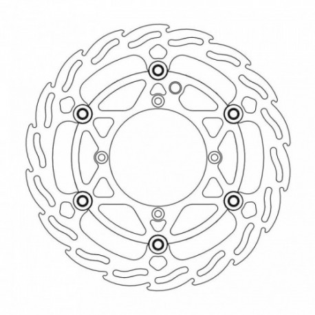 Disque de frein avant MOTO MASTER Diam.260 Flame KTM SX 85, Freeride, H