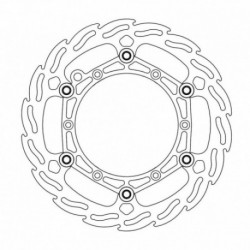 Disque de frein avant MOTO MASTER Diam.260 Flame KTM, Husaberg, HVA