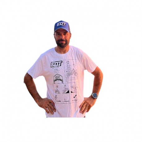 T-shirt EDT blanc ou noir French-MUD MEO T-shirt EDT blanc ou noir French-MUD MEO
