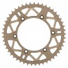 Couronne aluminium AFAM YZ YZF WRF anti-boue 50 dents