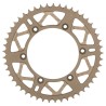 Couronne aluminium AFAM YZ YZF WRF anti-boue 49 dents
