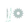 Pignon AFAM SX SXF EXC EXCF / TC FC TE FE / MC MCF EC ECF anti-boue 13 dents