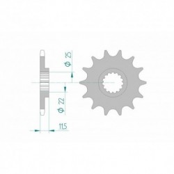 Pignon AFAM KTM 620, 640 LC4 14 dents