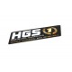 Sticker de silencieux HGS 2 stroke Noir Edition 2020