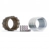 Kit disques d'embrayage avec ressorts HINSON 250 RMZ 2004 à 2024 / 250 KXF 2004 à 2020