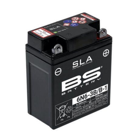 Batterie BS BATTERY 6N6-3B/B-1