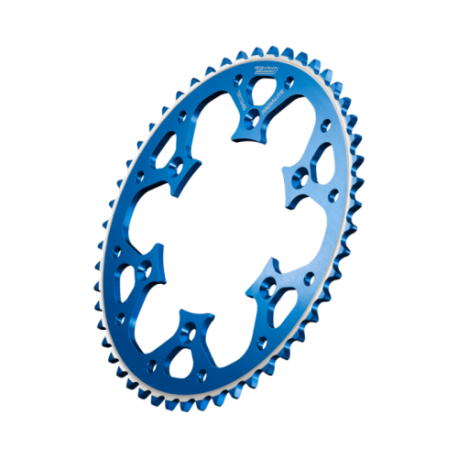 Couronne aluminium TALON Radialite CR CRF Couleur bleue 48 dents