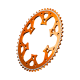 Couronne aluminium TALON Radialite Couleur orange 42 dents