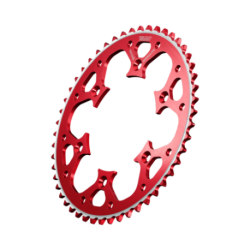 Couronne aluminium TALON Radialite Couleur Rouge 41 dents
