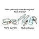 Pochette de joints haut moteur ATHENA NSR 125 + CRM 125