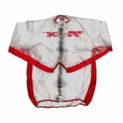 Veste de pluie RFX sport (Transparent / Rouge) - taille L