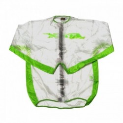 Veste de pluie RFX sport (Transparente / Vert) - taille XL