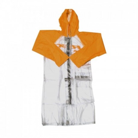 Imperméable long RFX Race (Transparent / Orange) - taille XL