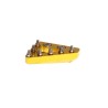 Embout de rechange solide CNC de pédale de frein arrière RFX Pro (Jaune)