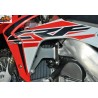 Protections de radiateurs AXP aluminium - Honda 450 CRF