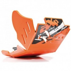 Sabot moteur AXP Xtrem HDPE Orange KTM 250EXCF / 350 EXCF 17-23