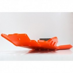 Sabot moteur AXP Xtrem HDPE Orange KTM EXC250 / EXC300 / XCW250 / XCW300 11-16
