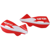Protège-mains UFO Patrol rouge/blanc Kit montage inclus