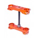 Té de fourche XTRIG ROCS Tech Offset 14mm PHDS orange KTM 85 SX 2003 à 2024 / 85 TC 2014 à 2024 / 85 MC