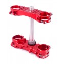 Té de fourche XTRIG ROCS Tech rouge Honda 250 CRF 2018 à 2021 / 450 CRF 2017 à 2020