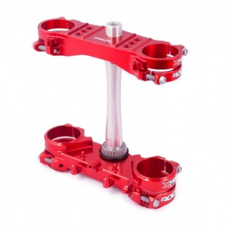 Té de fourche XTRIG ROCS Tech rouge Honda 250 2014 à 2017 / 450 CRF 2013 à 2016