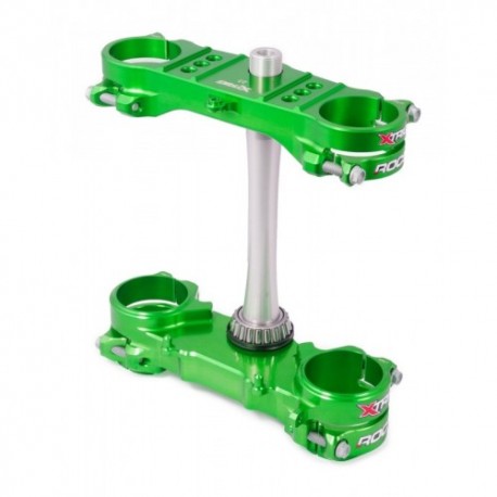 Té de fourche XTRIG ROCS Tech vert 250 KXF 2013 à 2020 / 450 KXF 2013 à 2018