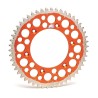 Couronne RENTHAL Twinring aluminium Ultra-Light anti-boue anodisé dur SX SXF EXC EXCF / TC FC TE FE / MC MCF EC ECF