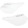 Paire de plaques latérales UFO 125 KX / 250 KX 1999 à 2002 Blanc