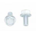 Vis à bride BOLT tête hexagonale 10mm M6x1x12mm 10 pièces