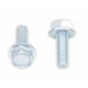 Vis à bride BOLT tête hexagonale 10mm M6x1x16mm 10 pièces