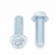 Vis à bride BOLT tête hexagonale 10mm M8x1,25x25mm 10 pièces