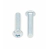 Vis tête bombée épaisse BOLT M6x1x25mm 10 pièces