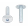 Vis tête bombée plate BOLT M6x1x25mm 10 pièces