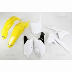 Kit plastique UFO 60e anniversaire jaune/noir Yamaha 250 YZF / 450 YZF