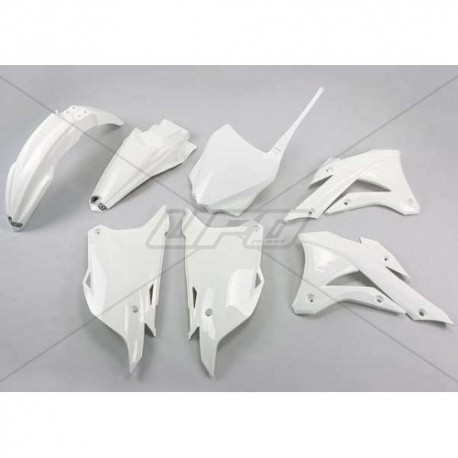 Kit plastique UFO blanc Kawasaki 85 KX