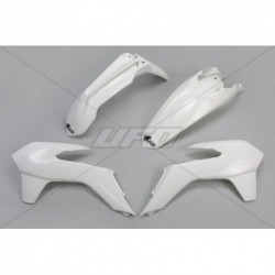 Kit plastiques UFO KTM EXC 2014 à 2016 Blanc
