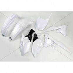 Kit plastiques UFO 250 YZF 2014 à 2018 / 250 WRF- 450 YZF 2014 à 2017 Blanc