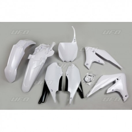 Kit plastiques UFO 450 YZF 2018 à 2022 / 250 YZF 2019 à 2023 Blanc