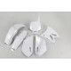 Kit plastique UFO blanc Yamaha 85 YZ