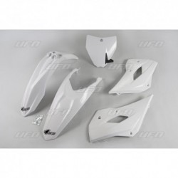 Kit plastiques UFO 85 TC 2014 à 2017 Blanc