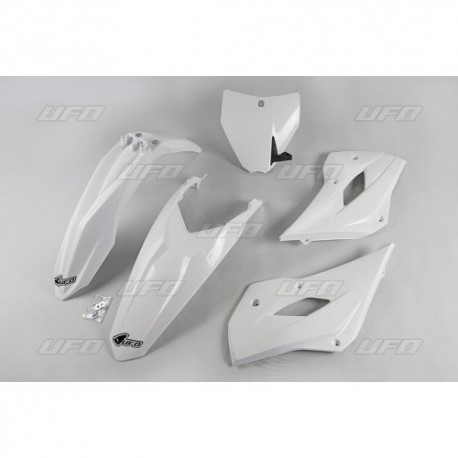 Kit plastiques UFO 85 TC 2014 à 2017 Blanc