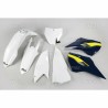 Kit plastique UFO couleur origine (2016) blanc/bleu Husqvarna 250 TC