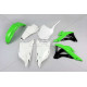 Kit plastique UFO couleur origine (2016) vert/noir/blanc Kawasaki 85 KX