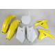 Kit plastique UFO couleur origine jaune/blanc Suzuki 450 RMZ