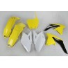 Kit plastique UFO couleur origine jaune/noir/blanc Suzuki 450 RMZ